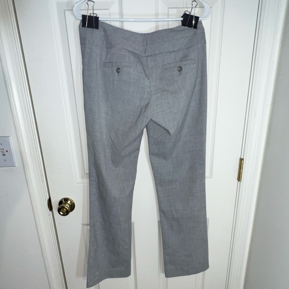 The Limited Drew Fit Dress Pants Gray, Wide Leg, 4 SHORT, Low Rise Double Button - Picture 2 of 15